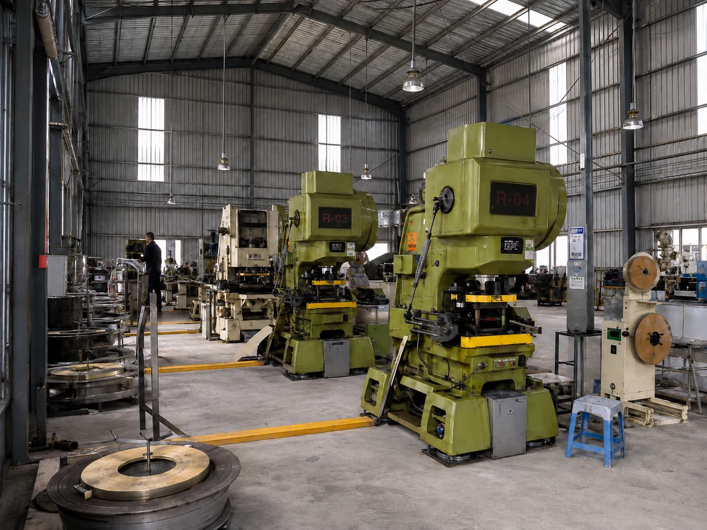 Pressing equipment in the hardware factory